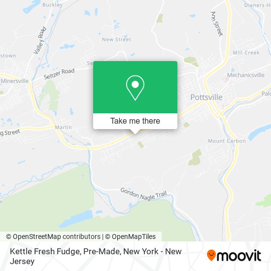 Kettle Fresh Fudge, Pre-Made map