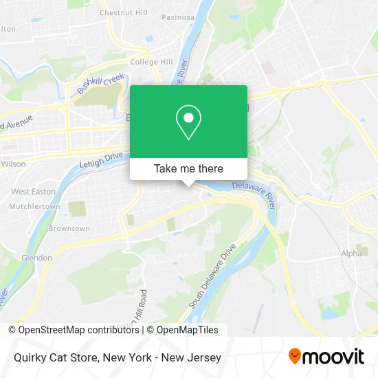 Quirky Cat Store map