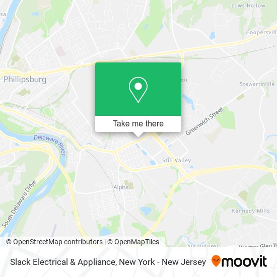 Mapa de Slack Electrical & Appliance