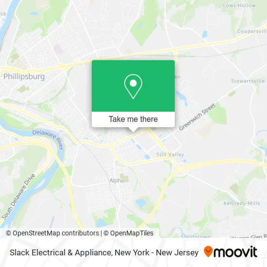 Slack Electrical & Appliance map