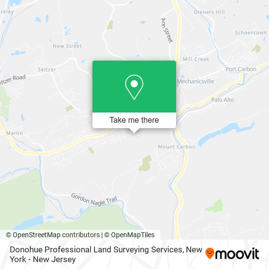 Donohue Professional Land Surveying Services map
