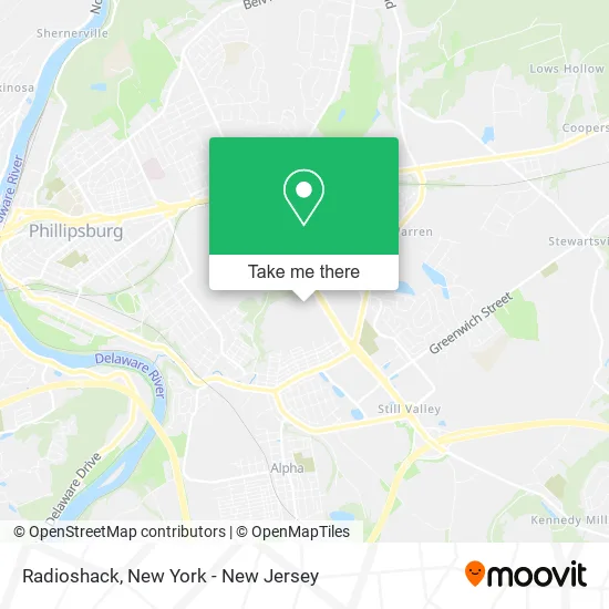 Radioshack map