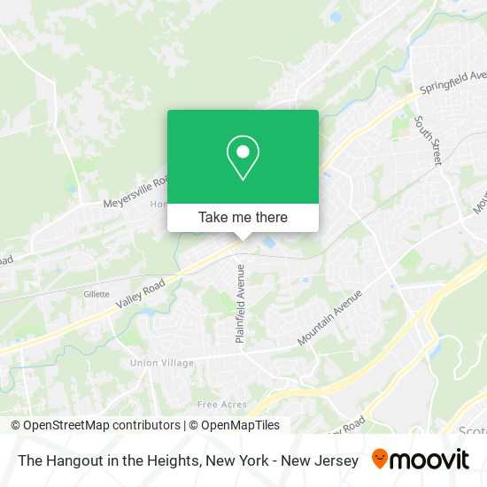 Mapa de The Hangout in the Heights