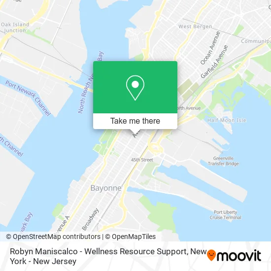 Robyn Maniscalco - Wellness Resource Support map