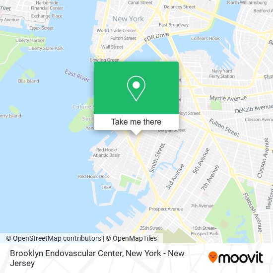 Mapa de Brooklyn Endovascular Center