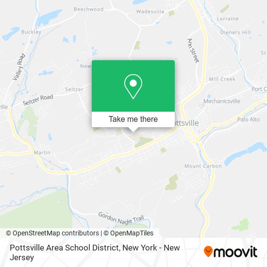 Mapa de Pottsville Area School District