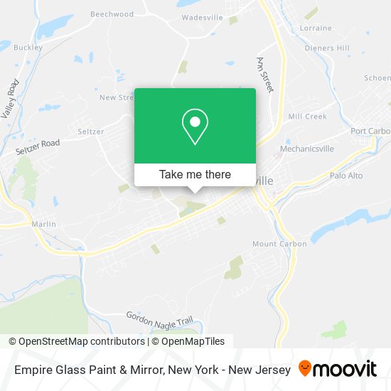 Empire Glass Paint & Mirror map