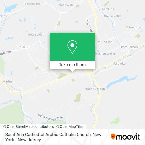 Mapa de Saint Ann Cathedtal Arabic Catholic Church
