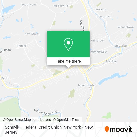 Schuylkill Federal Credit Union map