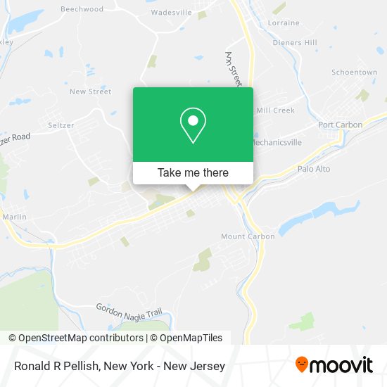 Mapa de Ronald R Pellish