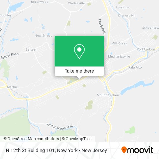 Mapa de N 12th St Building 101