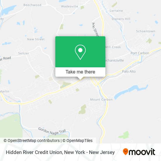 Hidden River Credit Union map