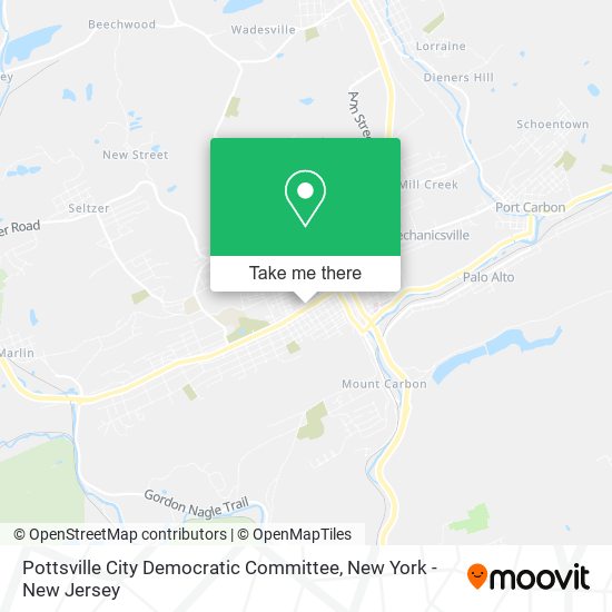 Mapa de Pottsville City Democratic Committee