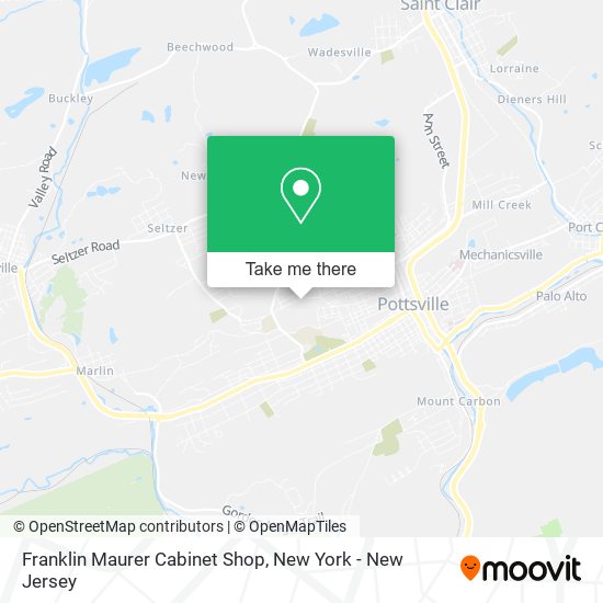 Mapa de Franklin Maurer Cabinet Shop