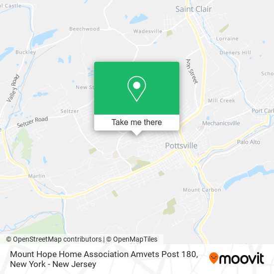 Mount Hope Home Association Amvets Post 180 map