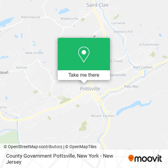 County Government Pottsville map