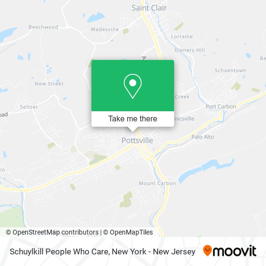Mapa de Schuylkill People Who Care