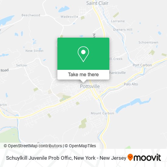 Mapa de Schuylkill Juvenile Prob Offic