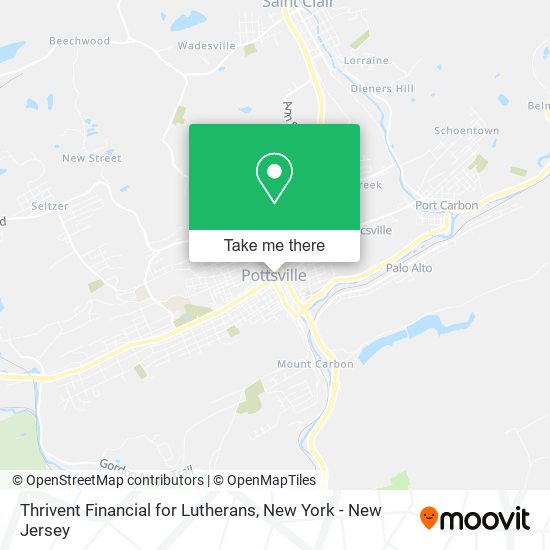 Mapa de Thrivent Financial for Lutherans