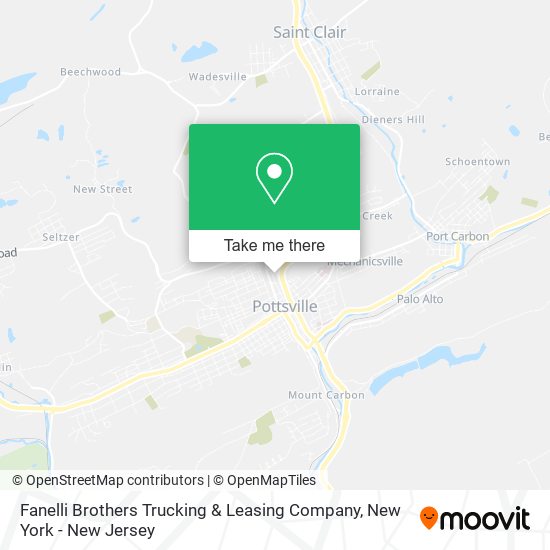 Fanelli Brothers Trucking & Leasing Company map