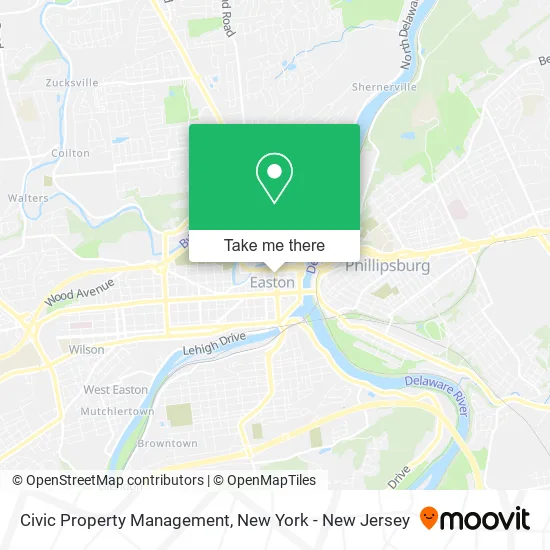 Civic Property Management map