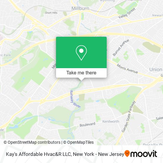 Mapa de Kay's Affordable Hvac&R LLC