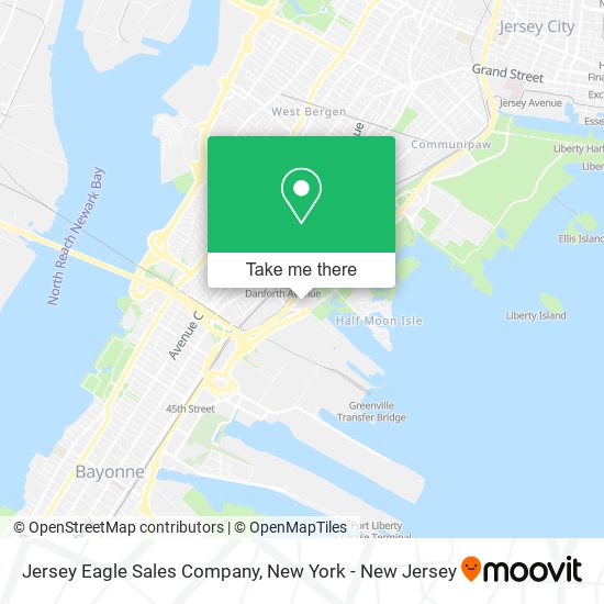 Mapa de Jersey Eagle Sales Company