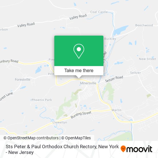 Sts Peter & Paul Orthodox Church Rectory map