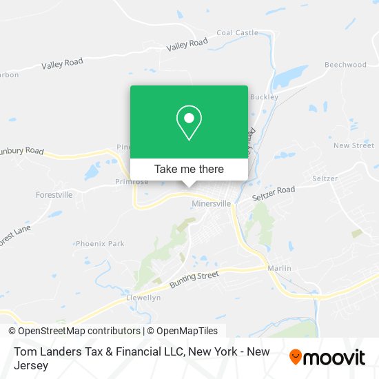 Tom Landers Tax & Financial LLC map