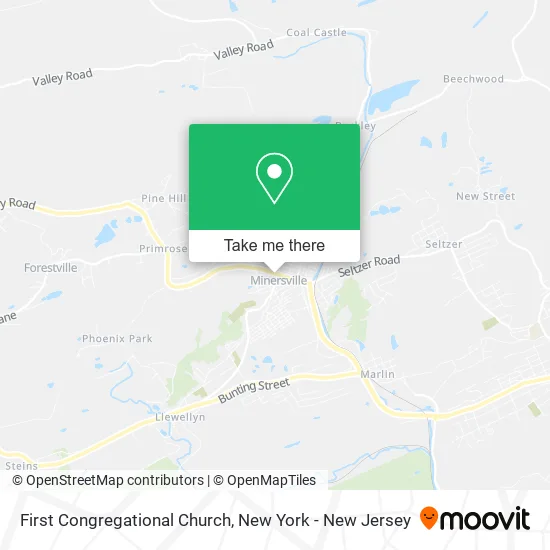 First Congregational Church map
