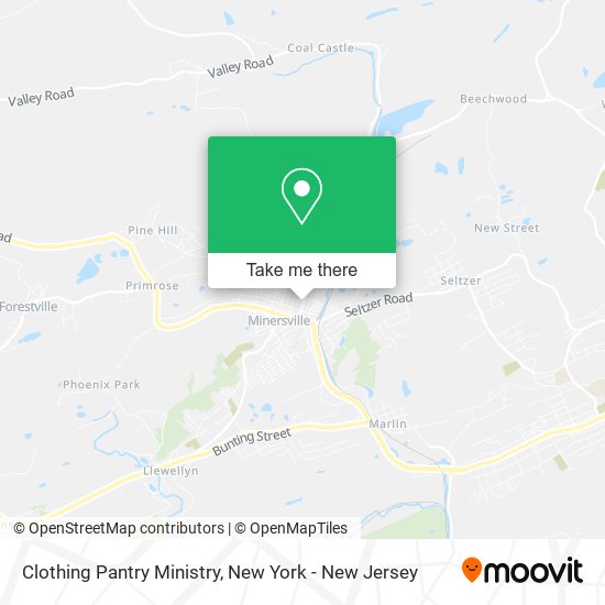 Clothing Pantry Ministry map