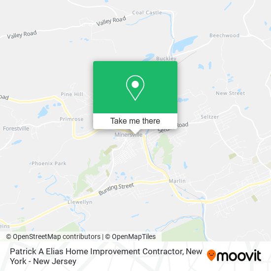 Patrick A Elias Home Improvement Contractor map