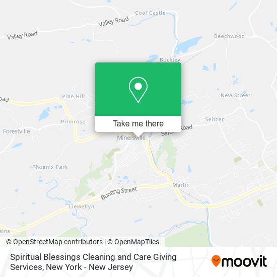 Mapa de Spiritual Blessings Cleaning and Care Giving Services