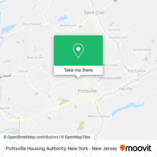 Pottsville Housing Authority map
