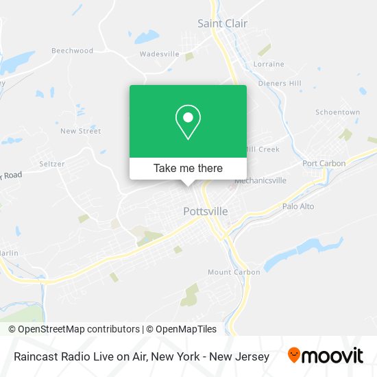 Mapa de Raincast Radio Live on Air