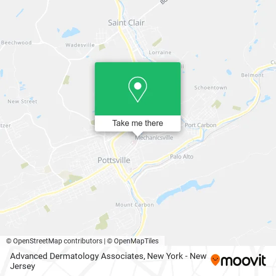 Advanced Dermatology Associates map