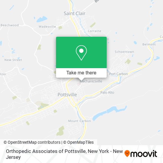 Mapa de Orthopedic Associates of Pottsville