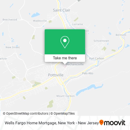 Wells Fargo Home Mortgage map