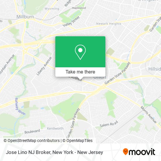 Mapa de Jose Lino NJ Broker