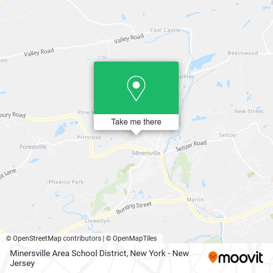 Mapa de Minersville Area School District