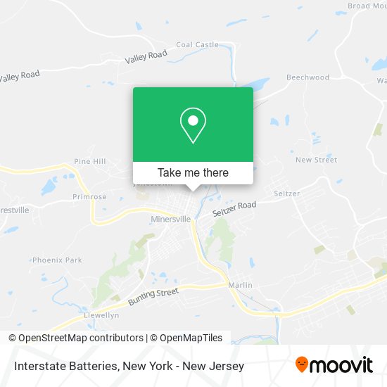 Mapa de Interstate Batteries