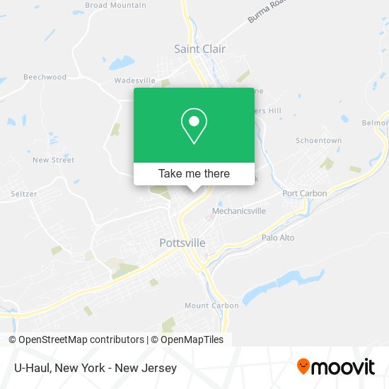 U-Haul map