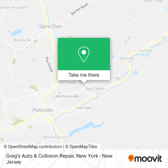 Greg's Auto & Collision Repair map