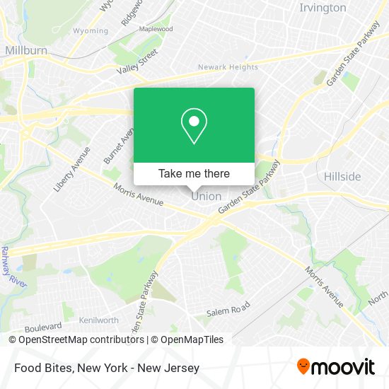 Food Bites map