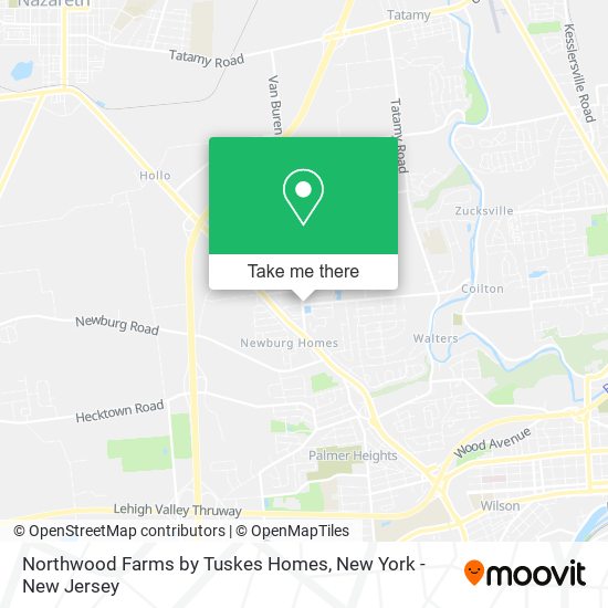 Mapa de Northwood Farms by Tuskes Homes