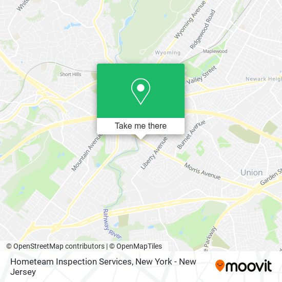 Mapa de Hometeam Inspection Services