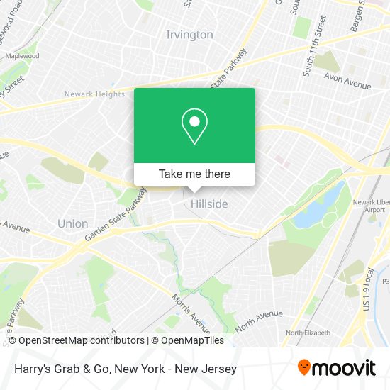 Harry's Grab & Go map
