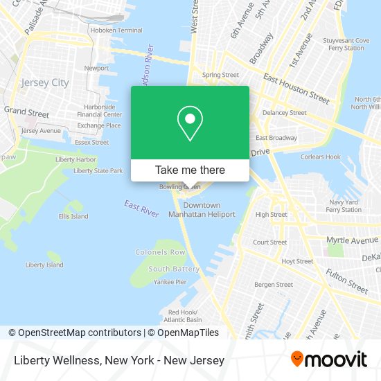 Liberty Wellness map