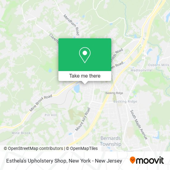 Mapa de Esthela's Upholstery Shop