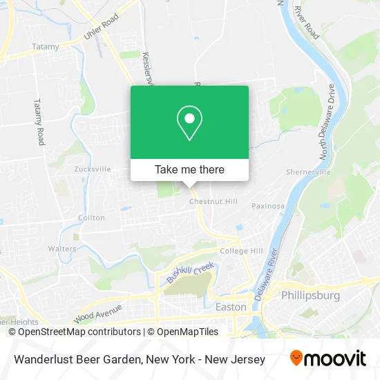 Wanderlust Beer Garden map